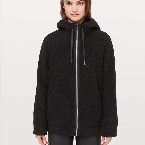 Lululemon So Sherpa Hooded Jacket Sz 4